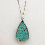 Brilliant Tibetan Turquoise & Sterling Silver Necklace