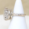 Oval Speckled Quartz in Sterling Silver Statement Ring