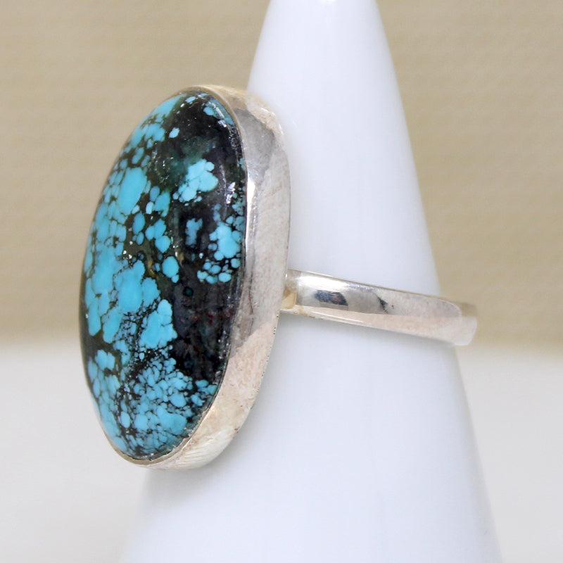 Mesmerizing Tibetan Turquoise & Sterling Silver Ring