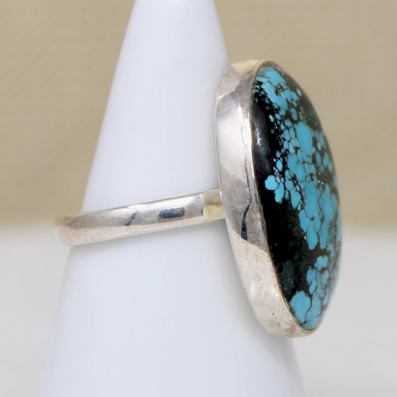 Mesmerizing Tibetan Turquoise & Sterling Silver Ring