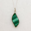 Curvaceous Malachite & Sterling Silver Necklace