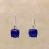 Royal Blue Lapis Lazuli & Sterling Artisan Earrings