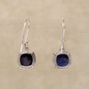 Royal Blue Lapis Lazuli & Sterling Artisan Earrings
