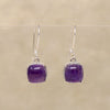 Lovely Lilac Amethyst & Sterling Artisan Earrings