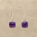 Lovely Lilac Amethyst & Sterling Artisan Earrings