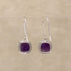 Lovely Lilac Amethyst & Sterling Artisan Earrings