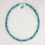 Dreamy Turquoise Bead & Sterling Artisan Necklace