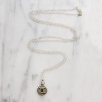 Signs of the Zodiac Sterling Silver Disc Necklaces