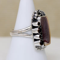 Unique Artisan Agate & Sterling Silver Ring