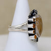 Freeform Citrine & Sterling Artisan Ring