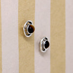 Gorgeous Golden Tiger's Eye in Sterling Silver Studs