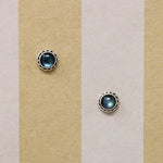 Petite Labradorite Stud Earrings