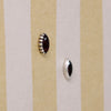 Rich Red Garnet in Petite Sterling Navette Studs