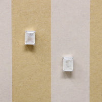 Dreamy Moonstone in Sterling Silver Stud Earrings