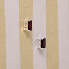 Lush Red Garnets in Sterling Stud Earrings