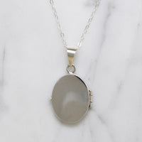 Simply Perfect Sterling Silver Oval Locket