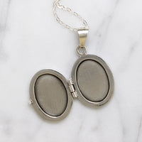 Simply Perfect Sterling Silver Oval Locket