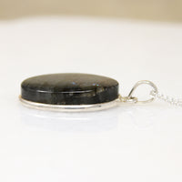 Shimmering Labradorite in Sterling Artisan Necklace