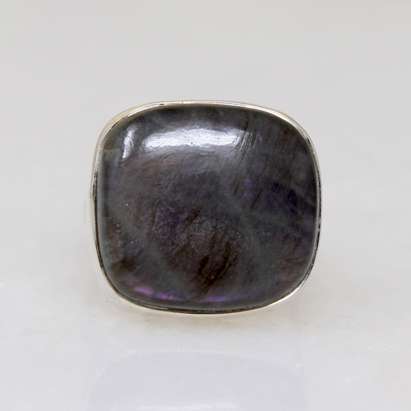 Gorgeous Labradorite in Sterling Silver Artisan Ring