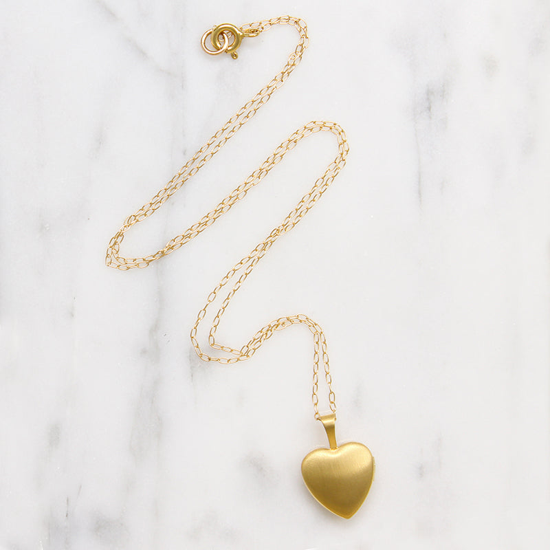 Petite Gold Fill Heart Locket
