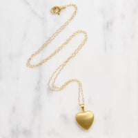 Petite Gold Fill Heart Locket