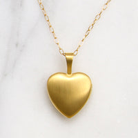 Petite Gold Fill Heart Locket