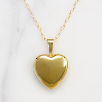 Petite Gold Fill Heart Locket