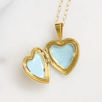 Petite Gold Fill Heart Locket