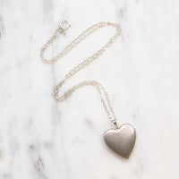 Sweet Sterling Silver Heart Locket