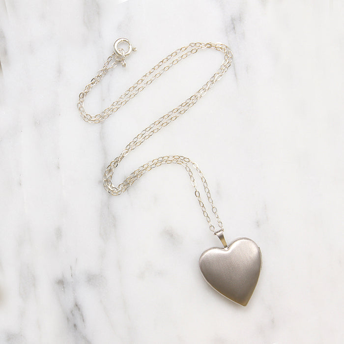 Sweet Sterling Silver Heart Locket