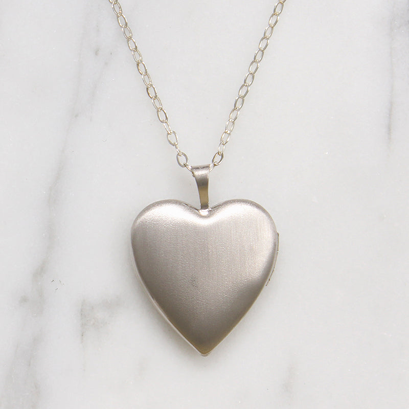Sweet Sterling Silver Heart Locket