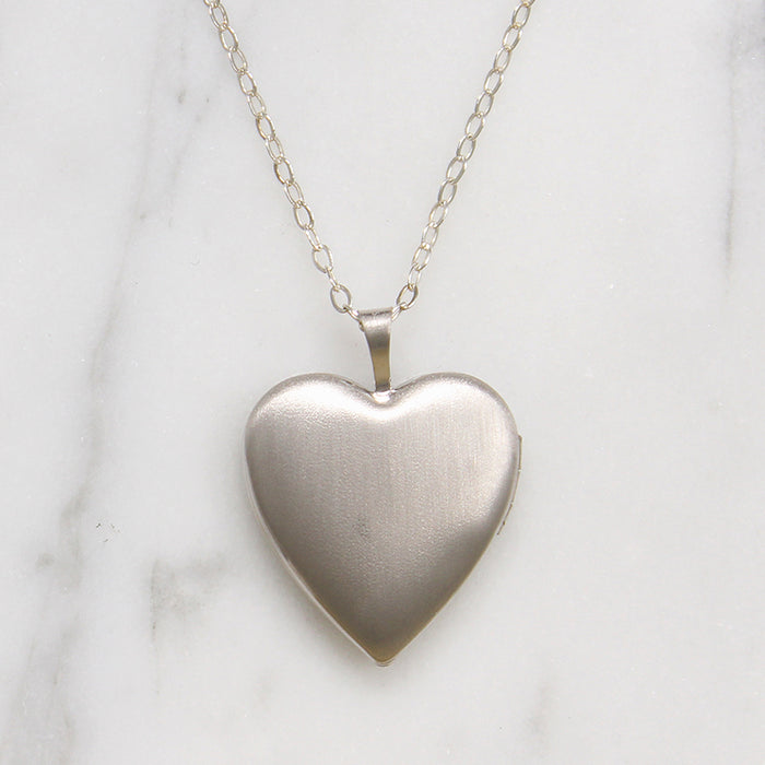 Sweet Sterling Silver Heart Locket
