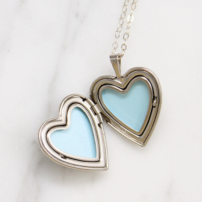 Sweet Sterling Silver Heart Locket