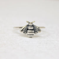 Wee Sterling Silver Bee Artisan Ring