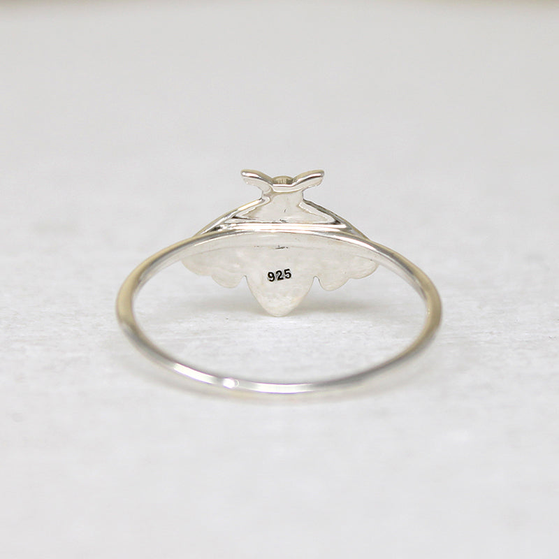 Wee Sterling Silver Bee Artisan Ring