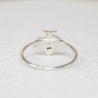 Wee Sterling Silver Bee Artisan Ring