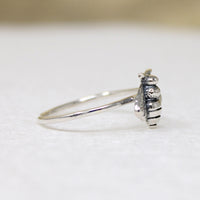 Wee Sterling Silver Bee Artisan Ring
