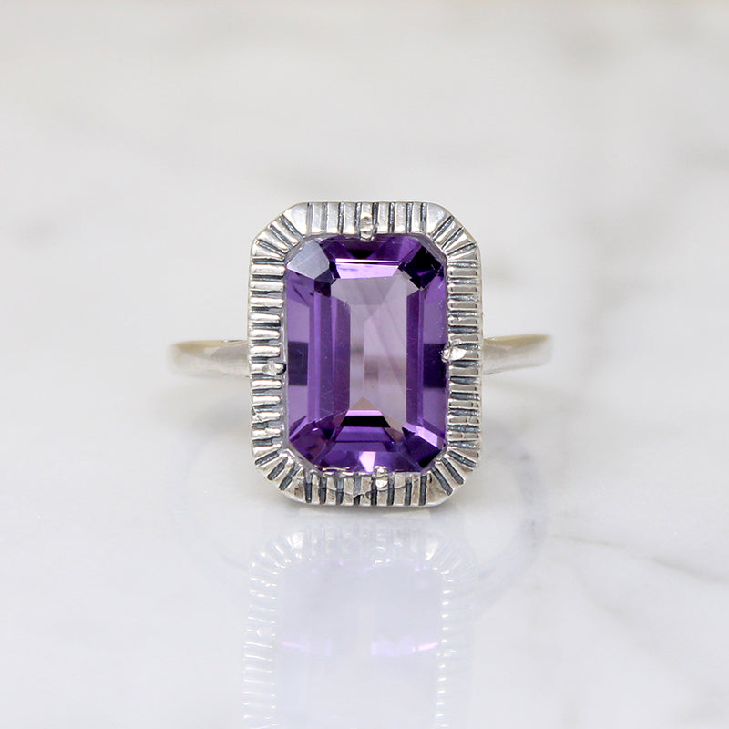 Lilac Amethyst in Sterling Silver Ring