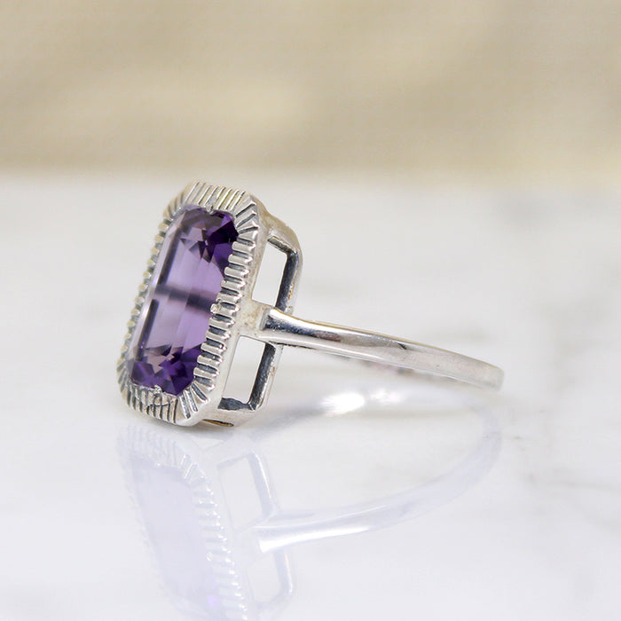Lilac Amethyst in Sterling Silver Ring