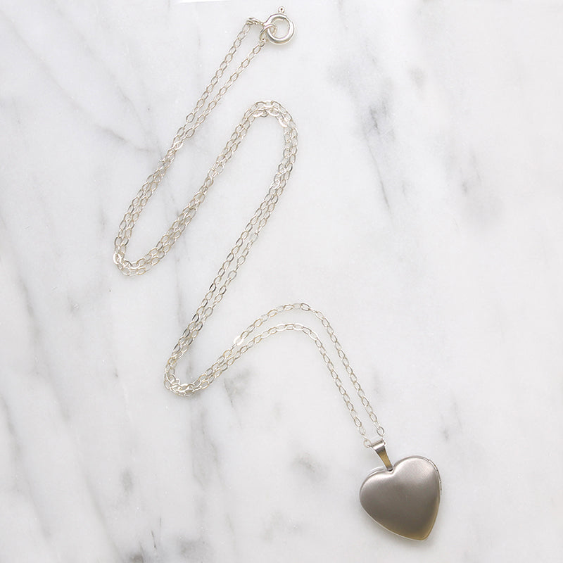 Sentimental Sterling Silver Heart Locket
