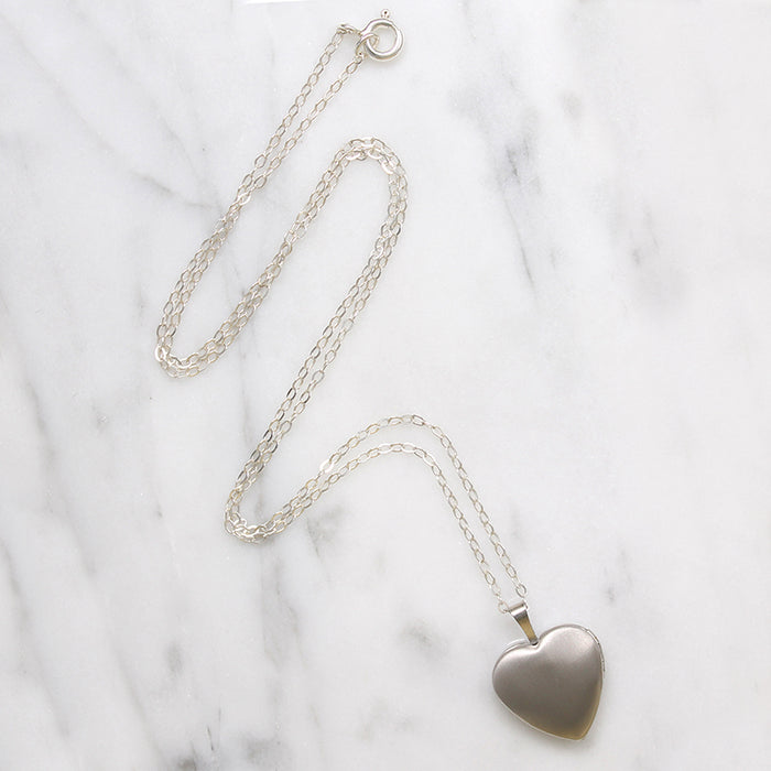 Sentimental Sterling Silver Heart Locket
