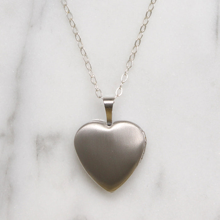 Sentimental Sterling Silver Heart Locket
