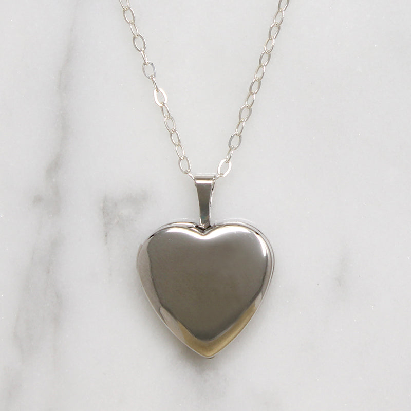 Sentimental Sterling Silver Heart Locket