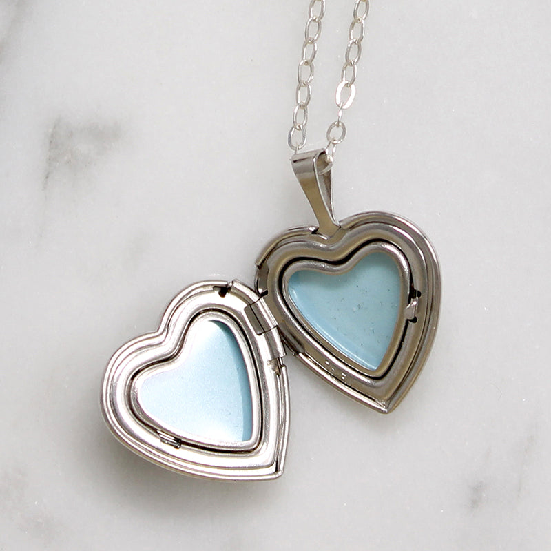 Sentimental Sterling Silver Heart Locket