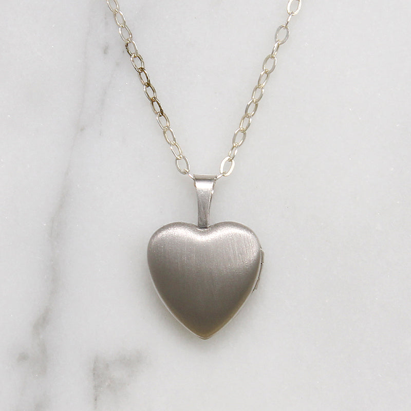 Pretty Little Sterling Silver Heart Locket