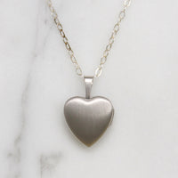 Pretty Little Sterling Silver Heart Locket