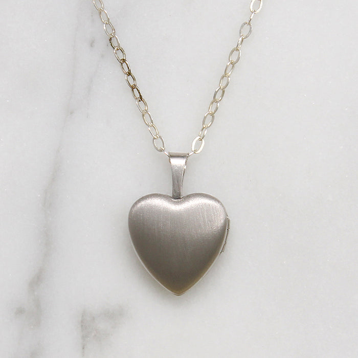 Pretty Little Sterling Silver Heart Locket