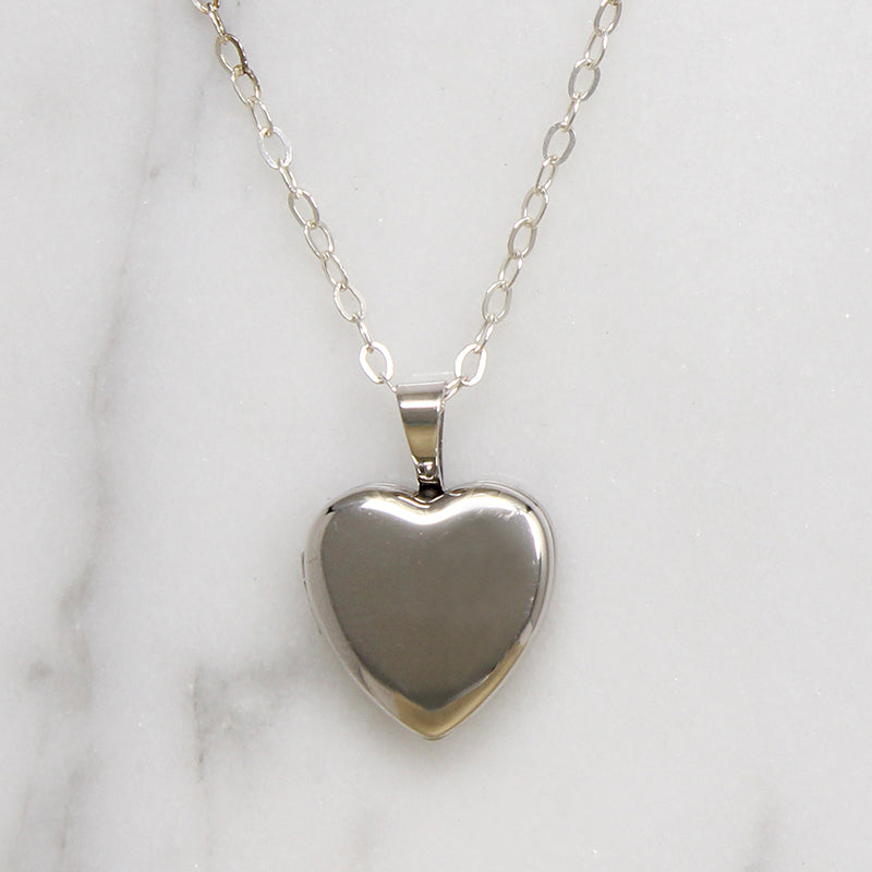 Pretty Little Sterling Silver Heart Locket