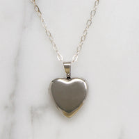 Pretty Little Sterling Silver Heart Locket