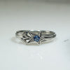 Shooting Star Old Mine Cut Sapphire Ring by 720